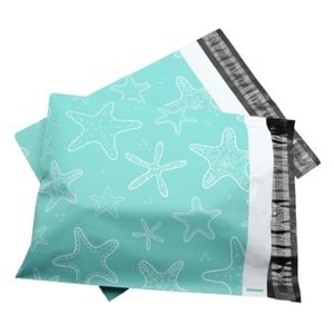 100 10x13'' starfish polymailer shipping bags